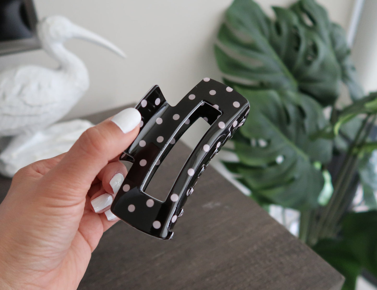 Polka Dot Claw Clip (2 colors available)