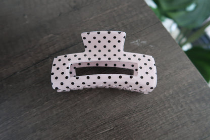 Polka Dot Claw Clip (2 colors available)