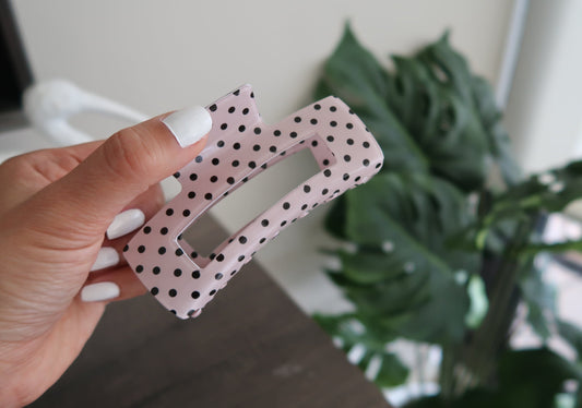 Polka Dot Claw Clip (2 colors available)