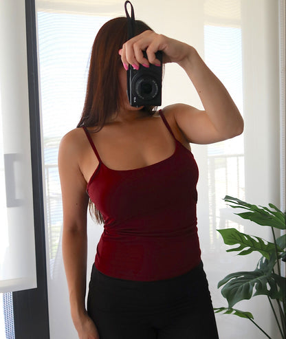 Built-In Bra Cami (5 colors available)