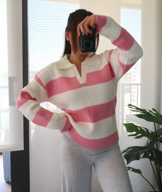 Bold Striped Sweater (2 colors available)