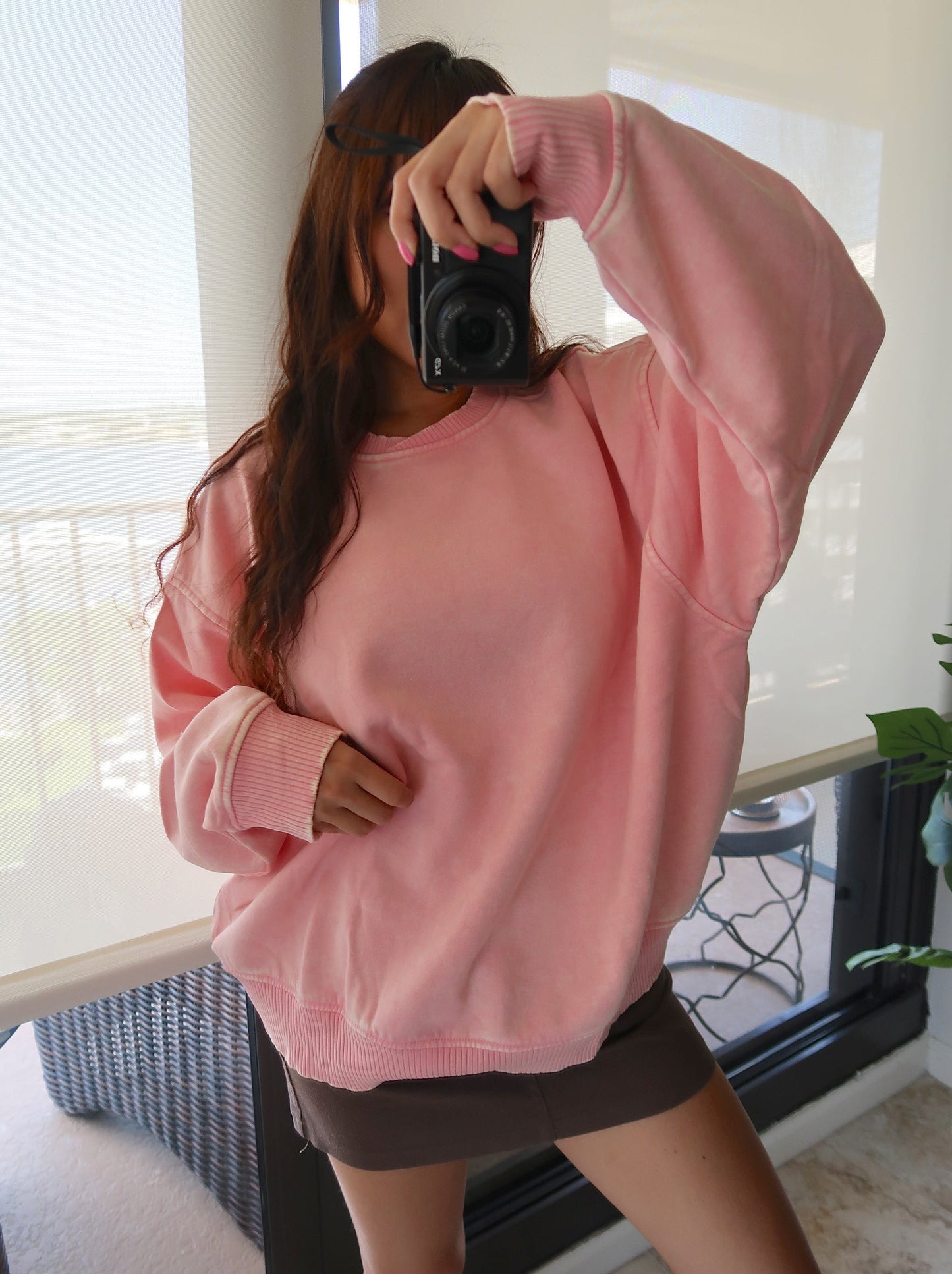 Oversized Acid Wash Sweater (3 colors available)