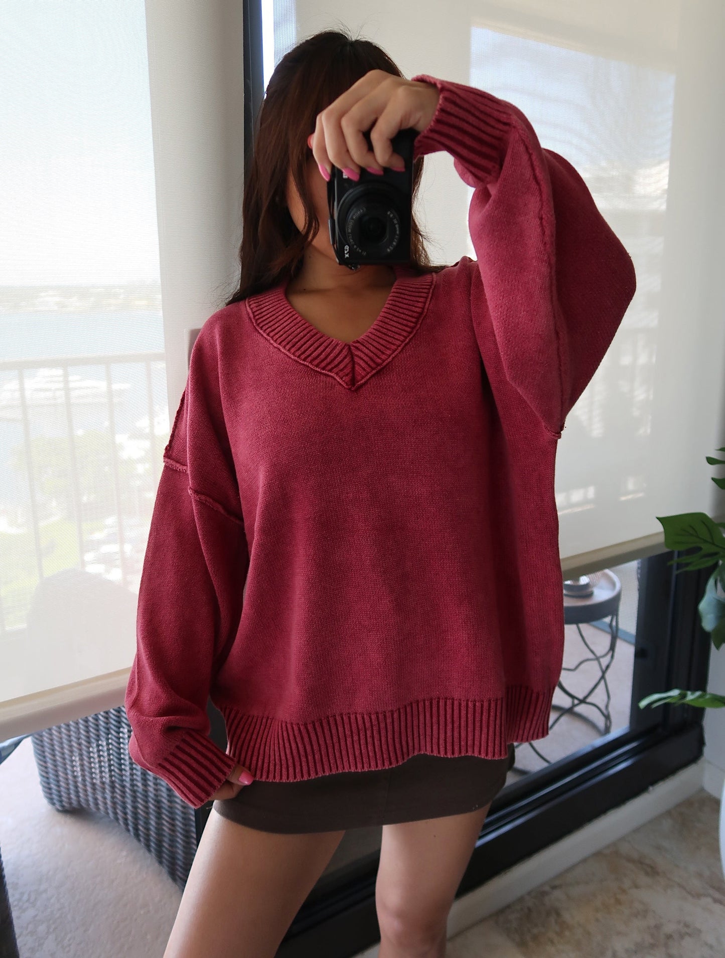 Raspberry Sorbet Sweater
