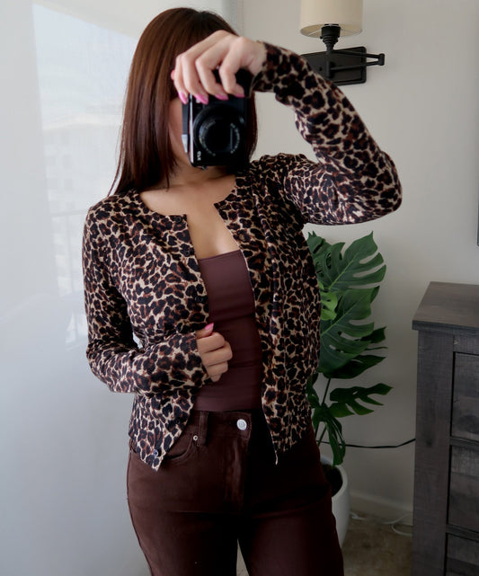 Leopard Cardigan