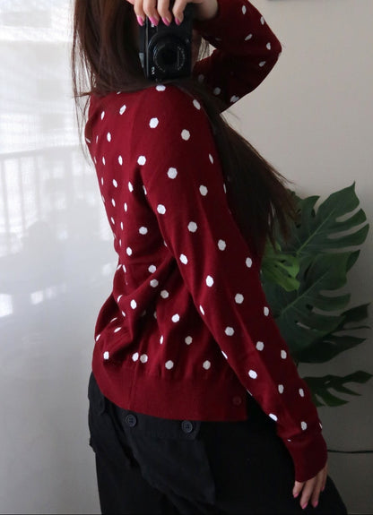 Polka Dot Cardigan