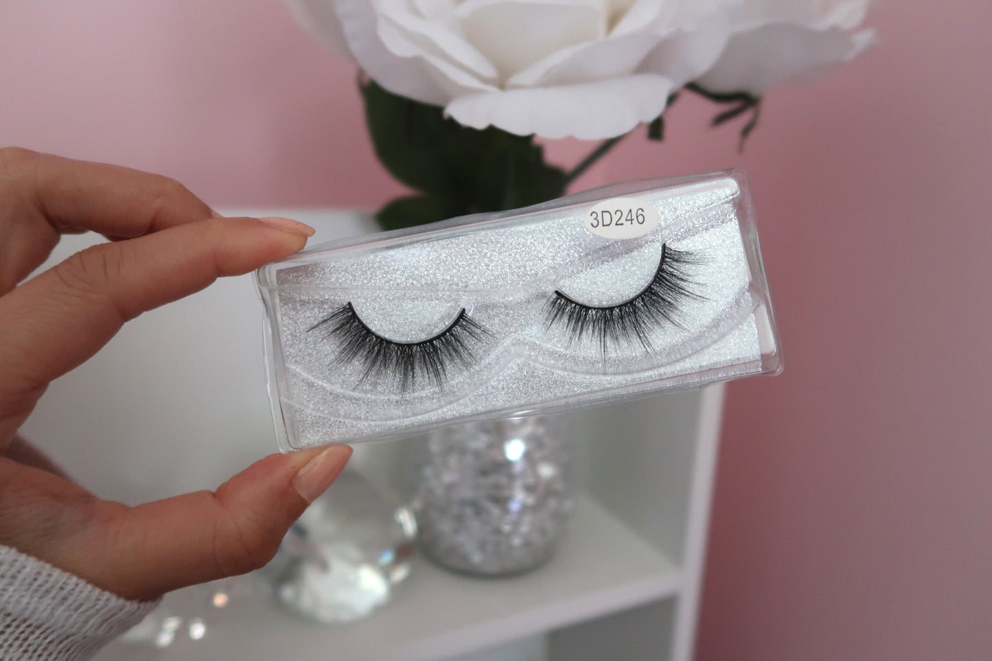 Silver Box Lashes - 3D246