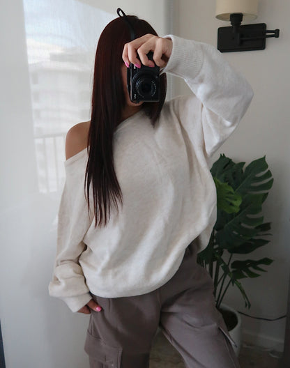 Oversized Shoulder Top (3 colors available)