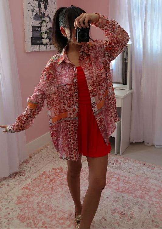 Vintage Style Button Shirt