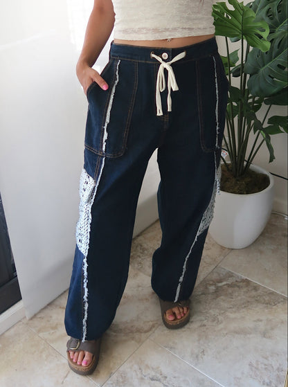 Denim Joggers (2 colors available)