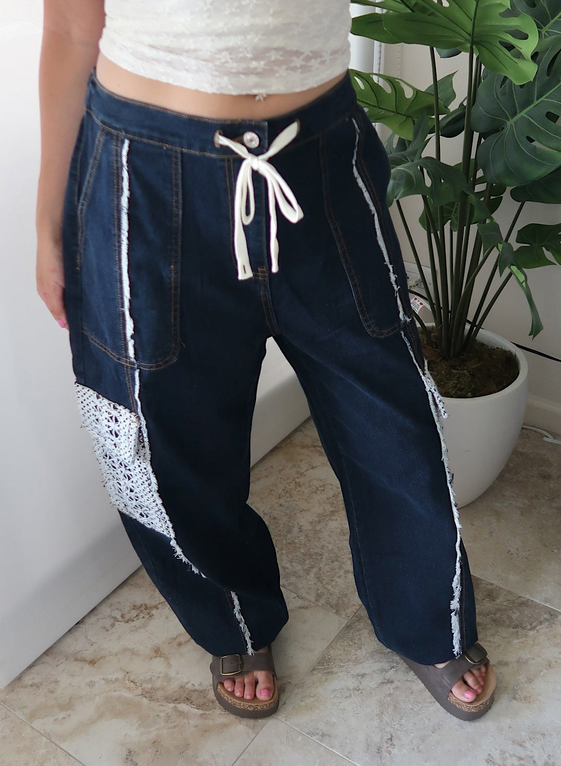 Denim Joggers (2 colors available)