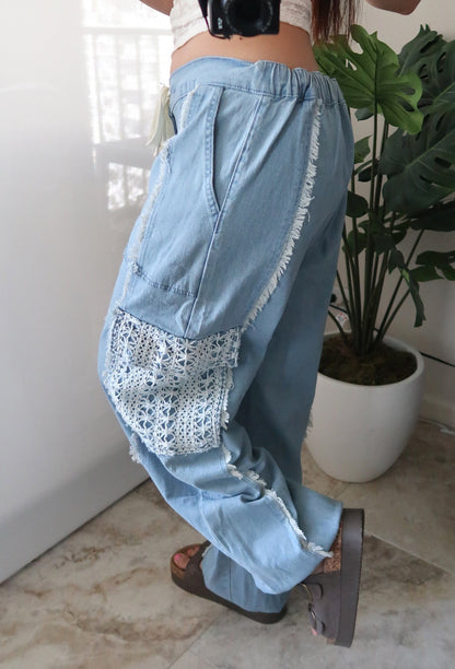 Denim Joggers (2 colors available)