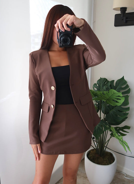 Fitted Scuba Blazer *2 colors available*