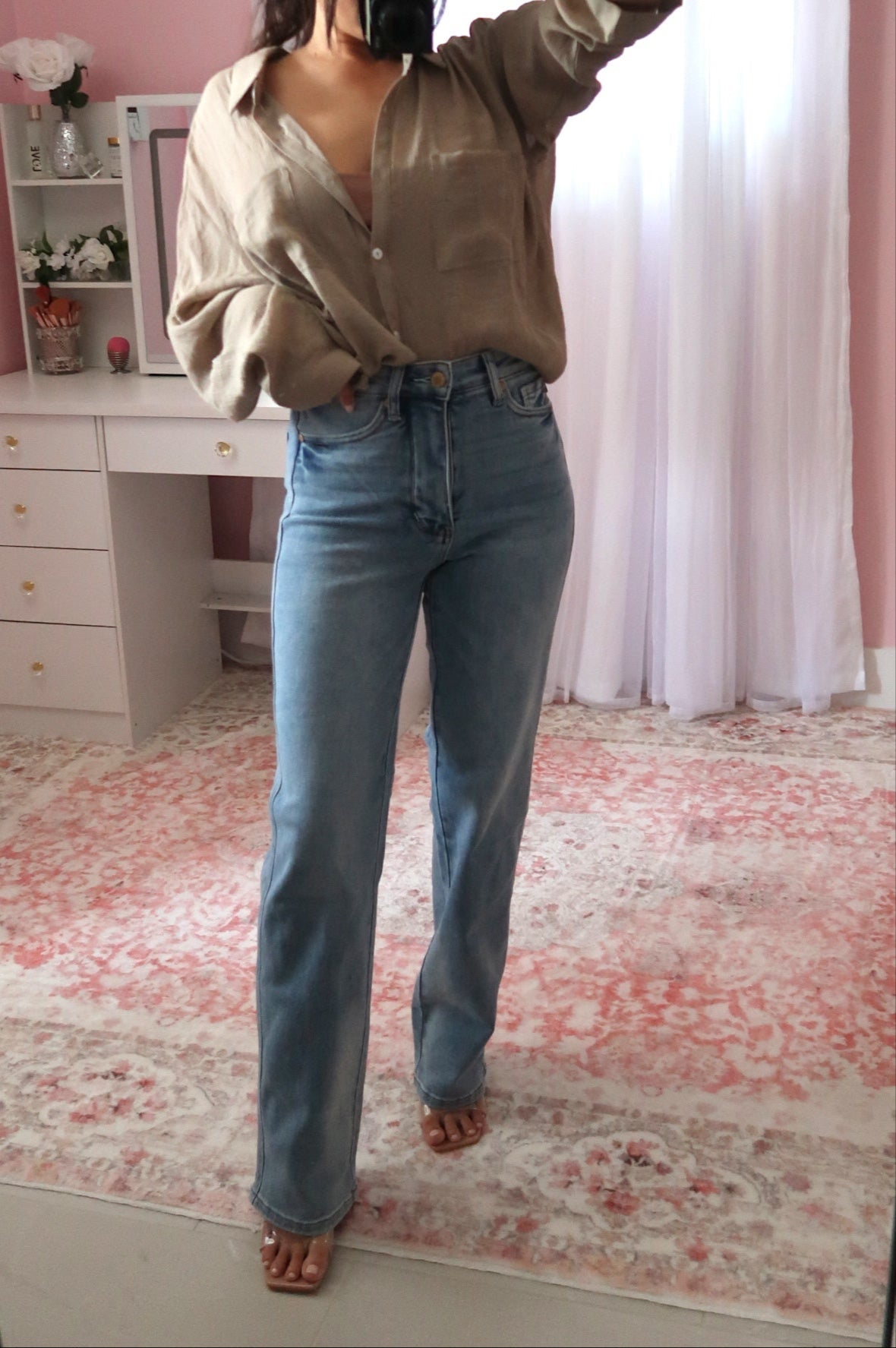Judy Blue Tummy Control Straight Leg Jeans