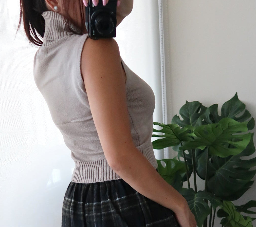 So Fall Cropped Turtleneck Top *3 colors available*