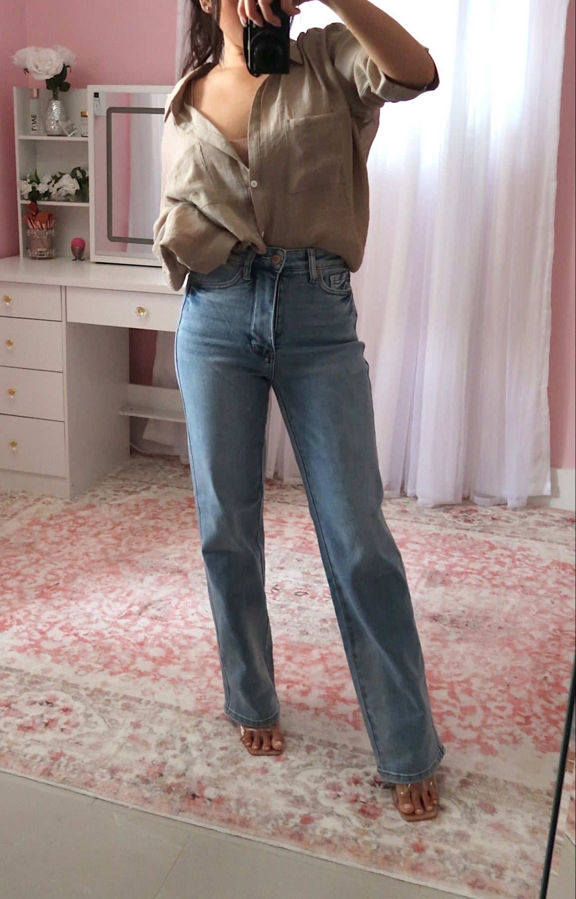 Judy Blue Tummy Control Straight Leg Jeans