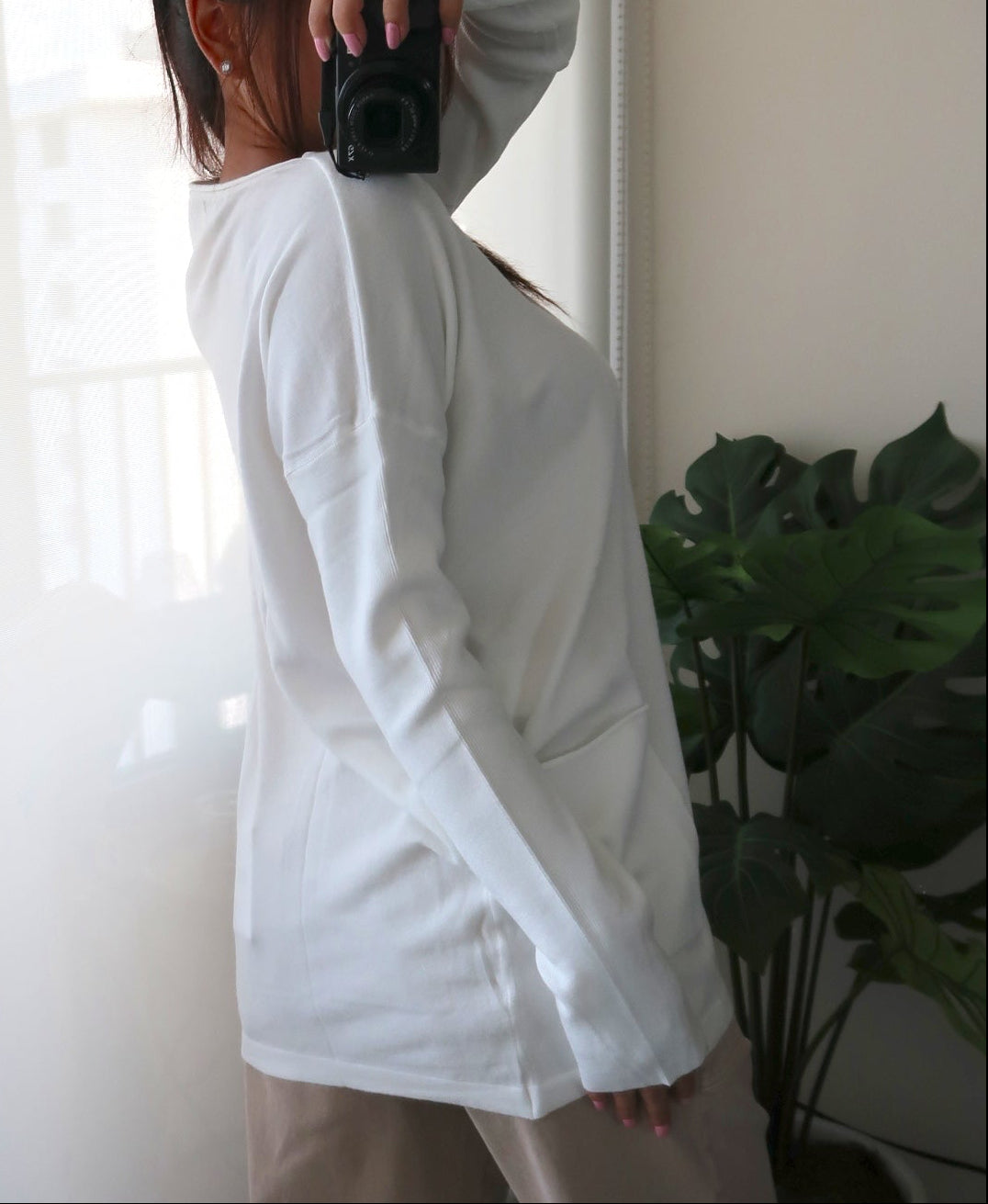 Longline Soft Sweater *2 colors available*