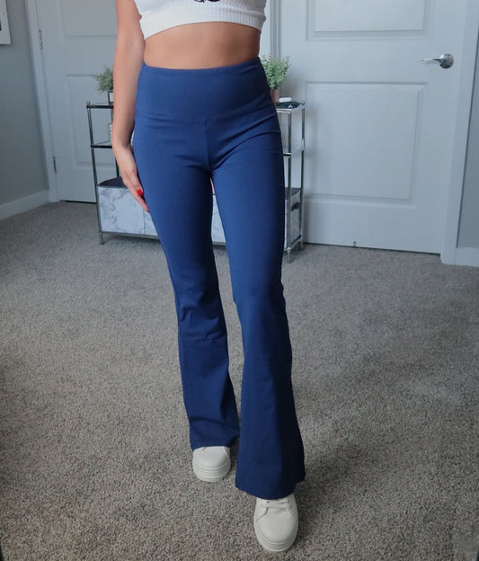 Flare Yoga Pant - Blue