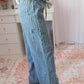Pinstrip Denim Pants