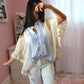 Ga-Linda Ruffle Shirt - Blue