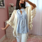 Ga-Linda Ruffle Shirt - Blue