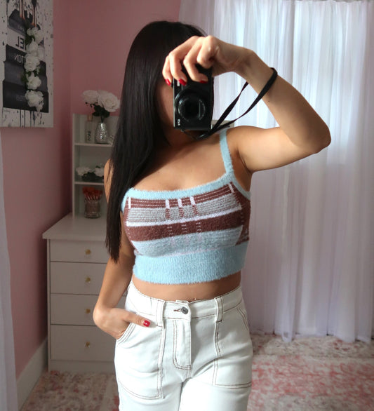 As If Crop Top