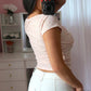Ditsy Floral Cap Sleeve Top