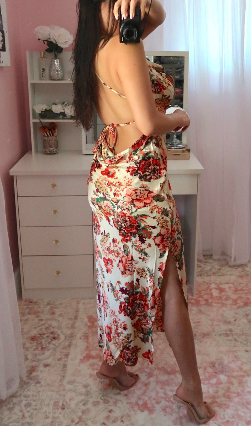 Falling For You Midi Dress