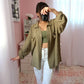 Tunic Button Top - Olive