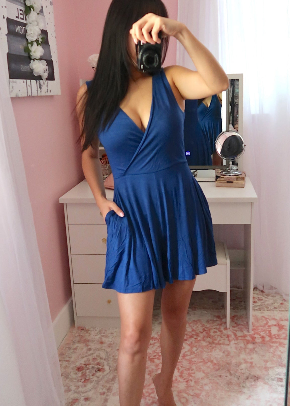 Surplice Neckline Romper