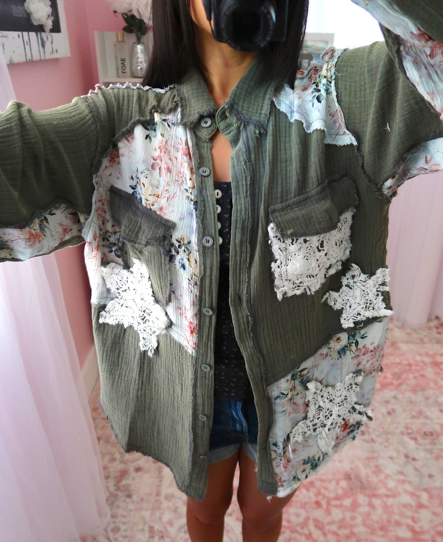 Slay Baddie Button Top