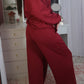 Softest Lounge Set - Cabernet