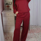 Softest Lounge Set - Cabernet