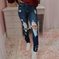 Ripped Skinny Jeans *size up*