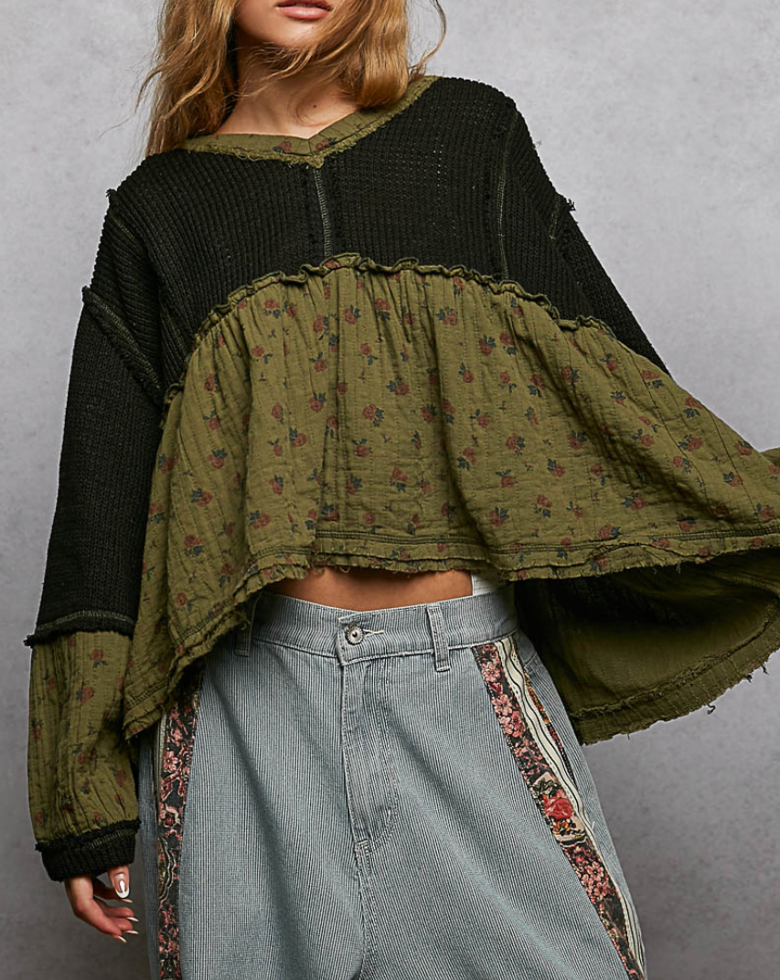 Forest Fairy Babydoll Sweater