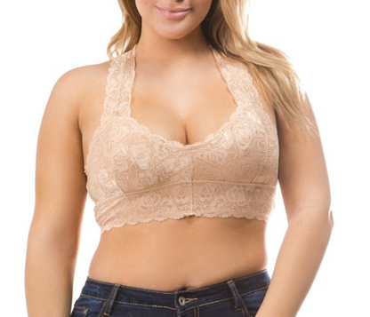 Lace Racerback Bralette PLUS (5 colors available)