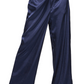 Silky Wide Leg Pant - Midnight Blue