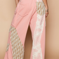 Kesha Pant - Pink and Brown