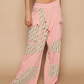 Kesha Pant - Pink and Brown