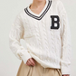 She's a B Knit Sweater - Ivory