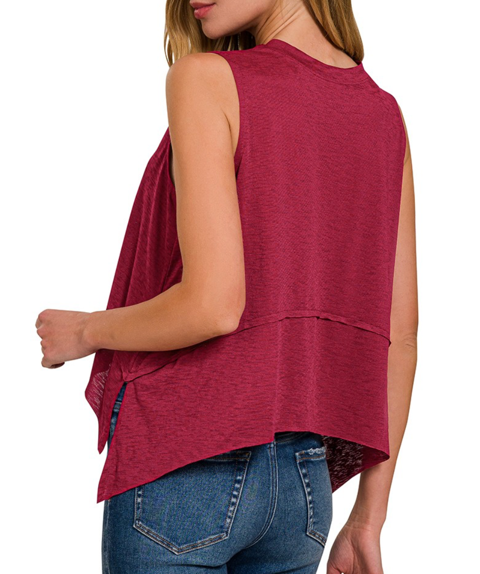 Swing Tank - Burgundy