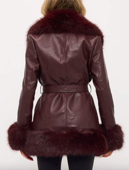 Empress Coat - Wine (Medium)