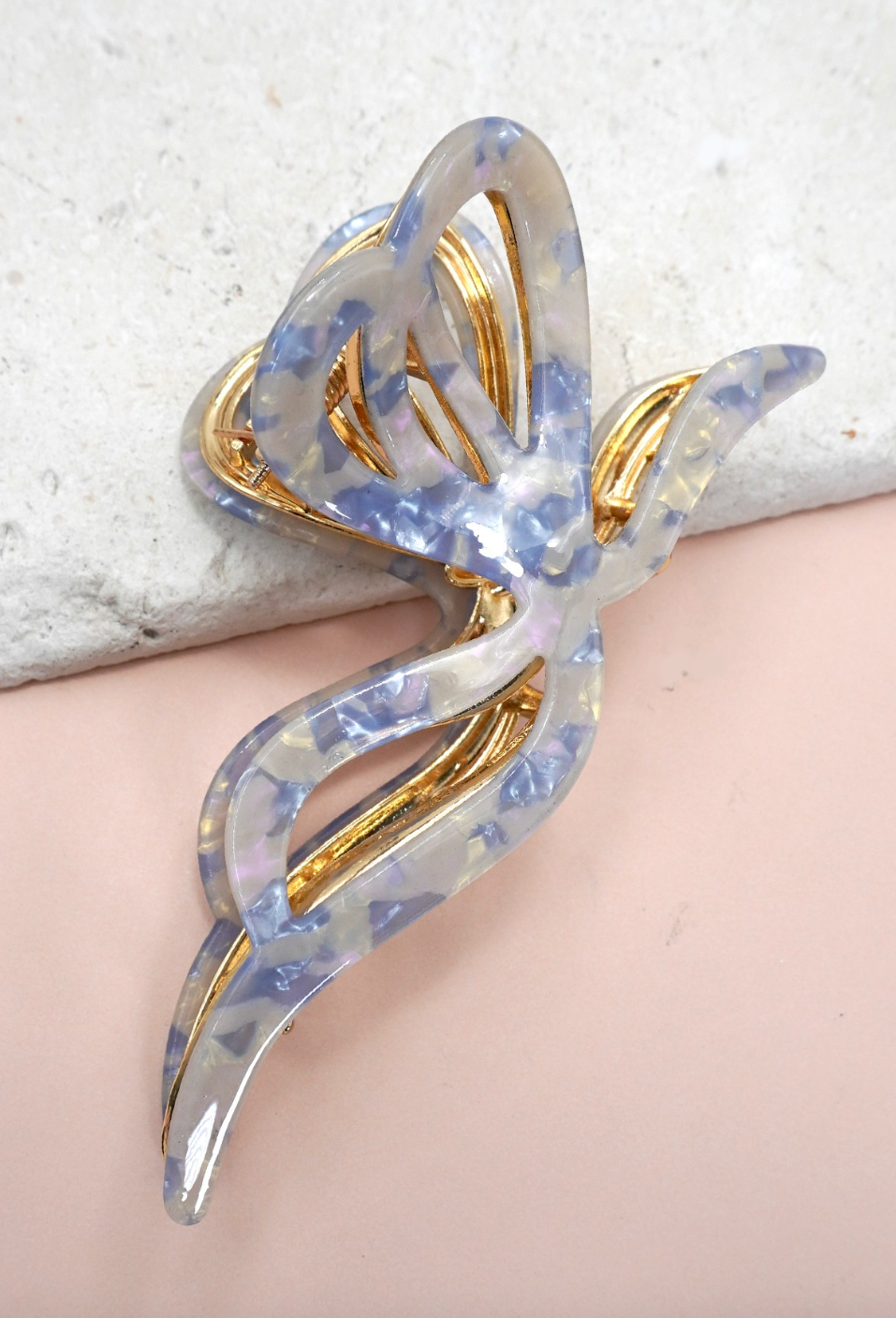 Butterfly Claw Clip - Blue