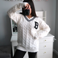 She's a B Knit Sweater - Ivory