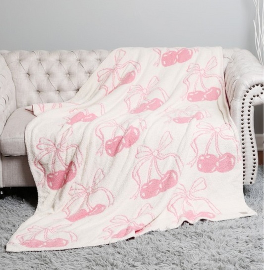 Cherry ComfyLuxe Blanket