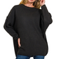 Cozy Oversized Sweater - Black