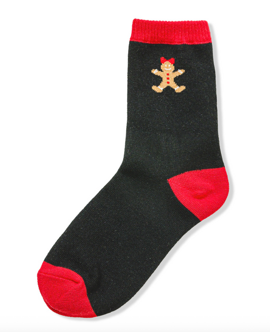 Gingerbread Socks - Black