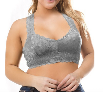Lace Racerback Bralette PLUS (5 colors available)