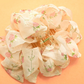 Large Floral Sheer Bow Claw Clip - Ivory