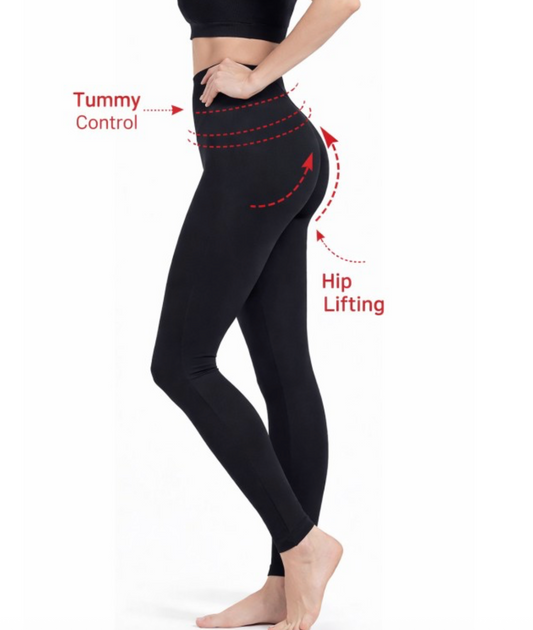Tummy Control Hip Lifting Leggings (2 colors available)