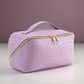Open Flat Makeup Bag - Lilac